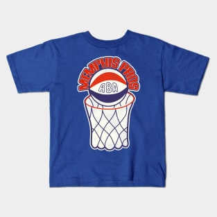 Defunct Memphis Pros Basketball Kids T-Shirt